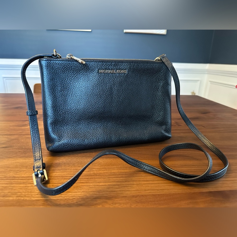 Michael Kors black crossbody bag